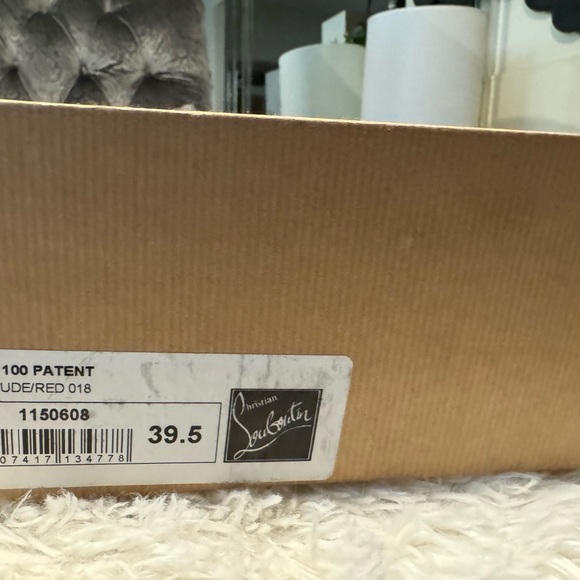 Authentic Christian Louboutin, Tibur 100 Patent - Picture 13 of 13